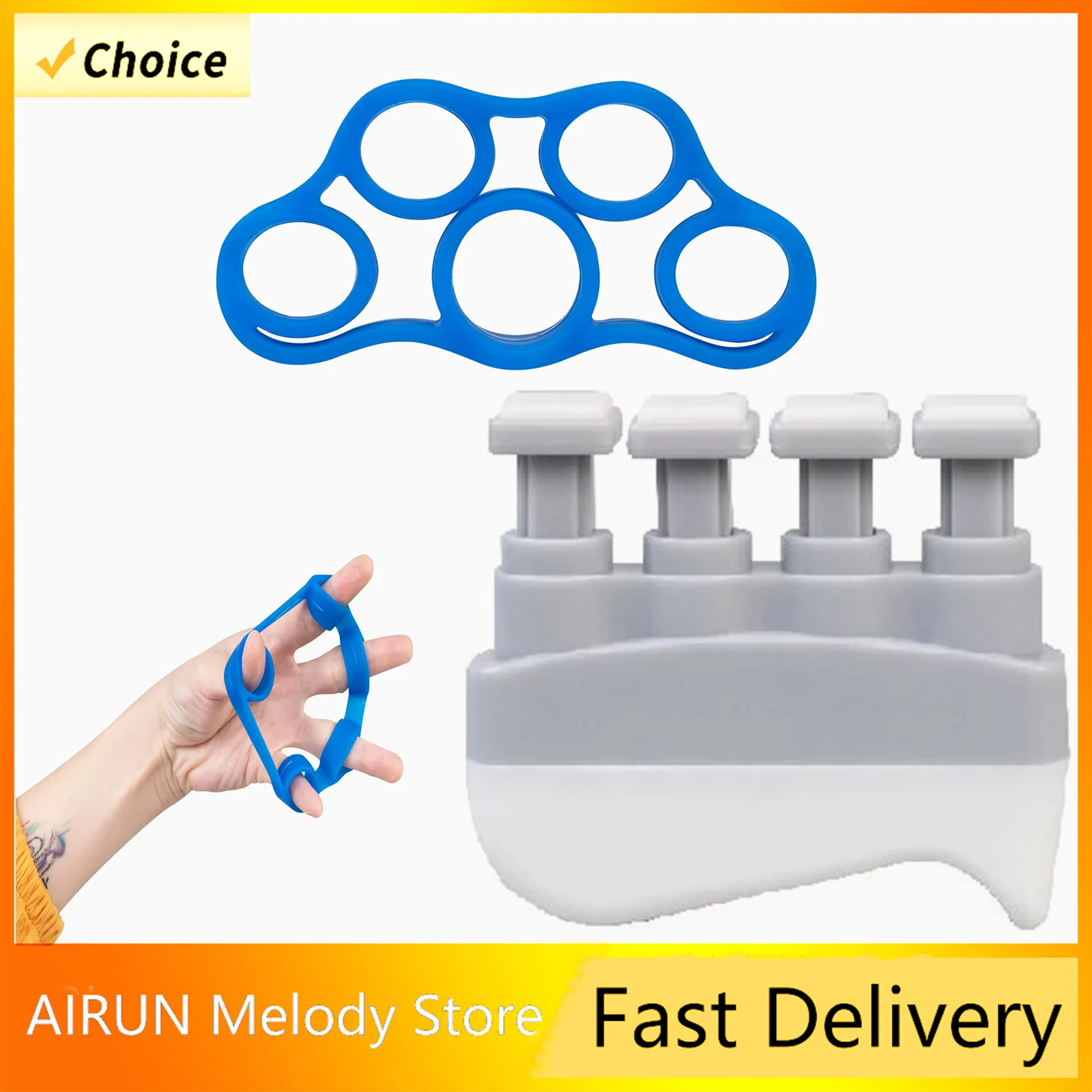 GUITTO Piano Guitar Finger Trainer GFE-01 Grip Stretcher Training ...
