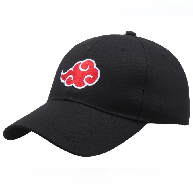 Baseball Caps Cosplay Hat Baseball Hat Unisex Embroidered Adjustable Sun Visor Uzumaki Akatsuki Duck Tongue Anime Cosplay