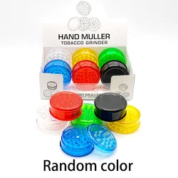 Premium 60mm 3-Layer Herb & Spice Grinder - Round Shape, Assorted Colors, Perfect Gift (1PC)