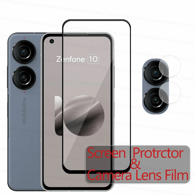 Per Asus Zenfone 10 Glass Asus Zenfone 9 10 Screen Protector Pellicola Protettiva Antiurto In Vetro Temperato Antigraffio