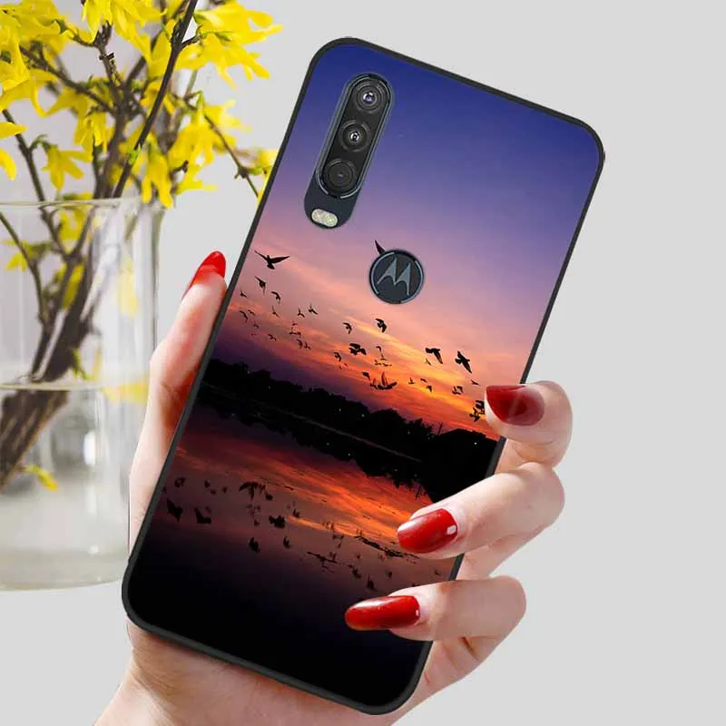 Landscape Printed Shockproof Silicone TPU Soft Cover Protector and Bumper Case