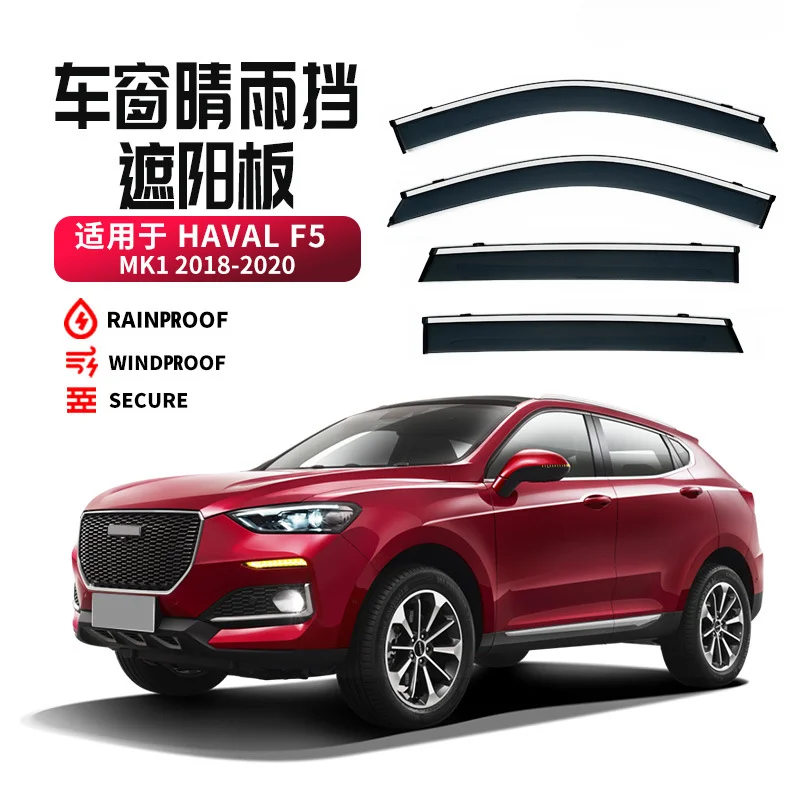 

Подходит для Grear Wall HAVAL F5, козырек для окон, навесы, укрытия от солнца, дождя, зеркало для бровей, ветроотражатель