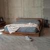 Nordic Solid Wood Double Beds Japanese Wabi-Sabi Style Guesthouse & Hotel Bed Creative Bedroom Furniture camas para niñas FYBB 2 Nordic Solid Wood Double Beds Japanese Wabi-Sabi Style Guesthouse & Hotel Bed Creative Bedroom Furniture camas para niñas FYBB 2