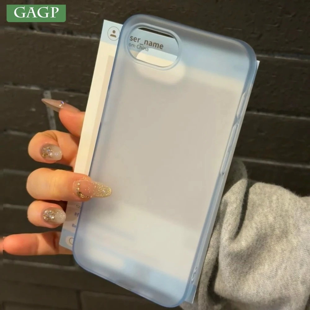 Luxury Slim Matte Frosted Shockproof Phone Case - Ultra Thin PP Back Cover