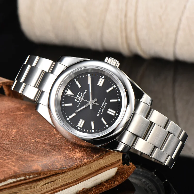 

New 40mm Men Oyster Watches Perpetual Automatic Mechanical Wristwatches Custom Logo 3A Design Waterproof Stainless Steel Clock