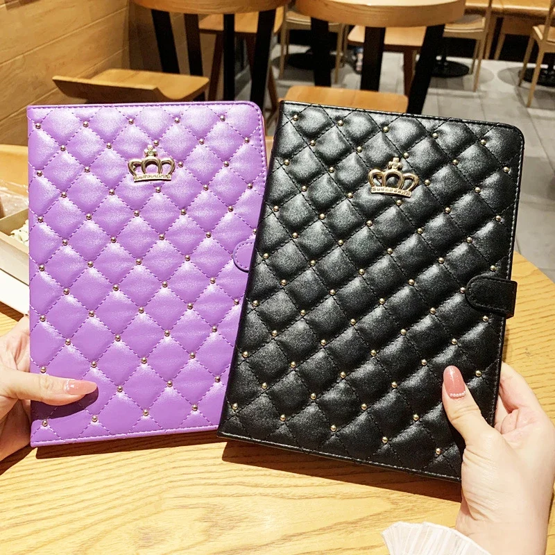 Elegant Crown Style Tablet Stand Cover Case
