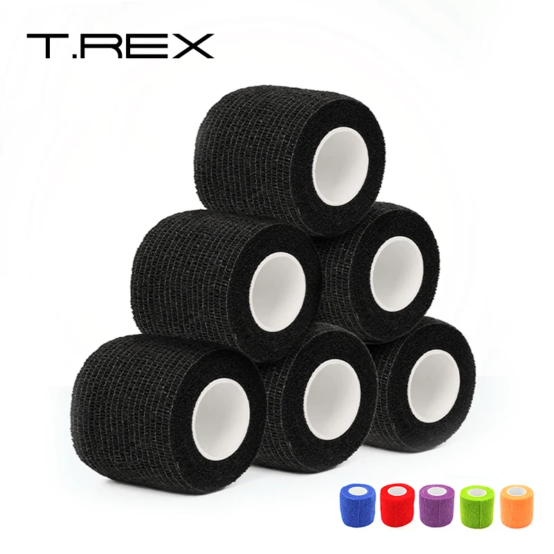 Disposable Tattoo Grip Bandage 4.5M Self-adhesive Cover Wraps Tapes Nonwoven Breathable Self Adhesive Finger Wrist Protection for ricoh gr3x handmade protective case gr3 half leather wrist strap lens cover grip leather case