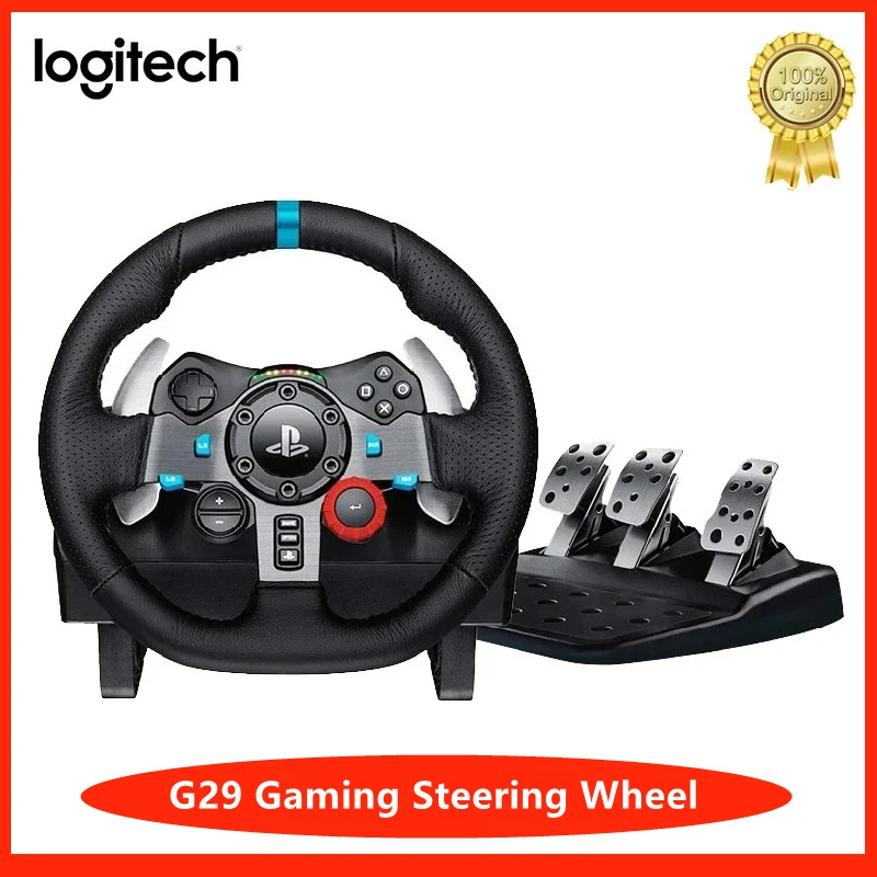 Original Logitech G29 Driving Force Racing Wheel For Game Ps4 Ps3 Ps5