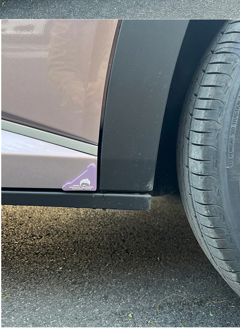 For BYD Dolphin Silicone door anti-collision strip sticker Door protection against scratches Car accessories