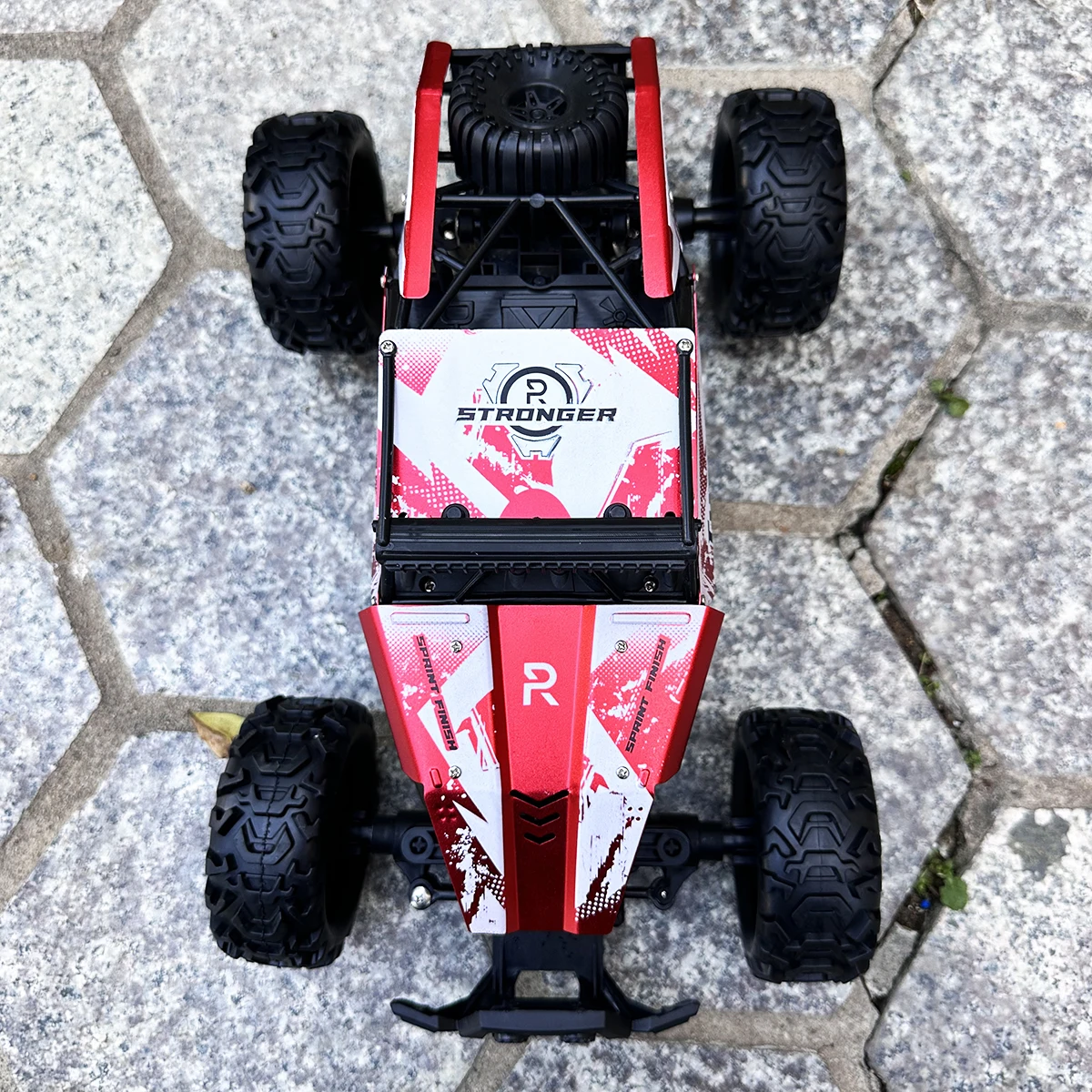 40 CM 2.4G Model RC Car With LED Light 4WD Off-road Remote Control Climbing Vehicle Outdoor Cars Toy Gifts for Kids 6