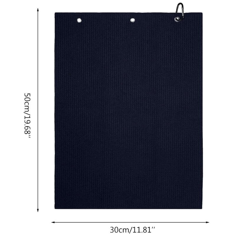 Tri-fold Golf Towel Pattern Cotton for