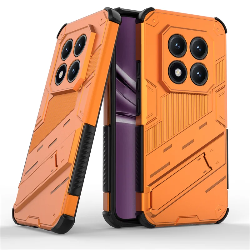 Enhanced Magnetic Armor Shockproof Stand Phone Case with Back Cover
