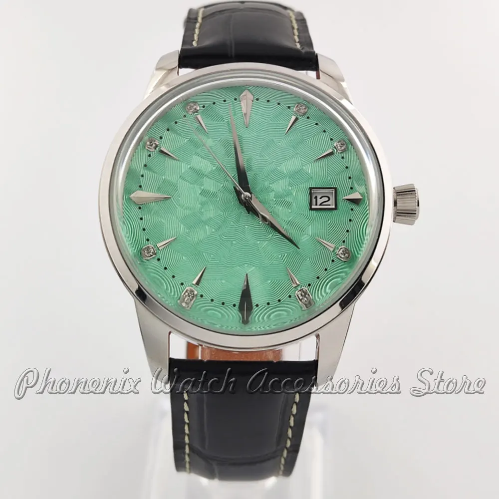 Men's Watch NH35 watch Cocktail Watch NH35 Automatic Movement Diamond Dial Customized Logo Stainless Steel Waterproof Watch 4