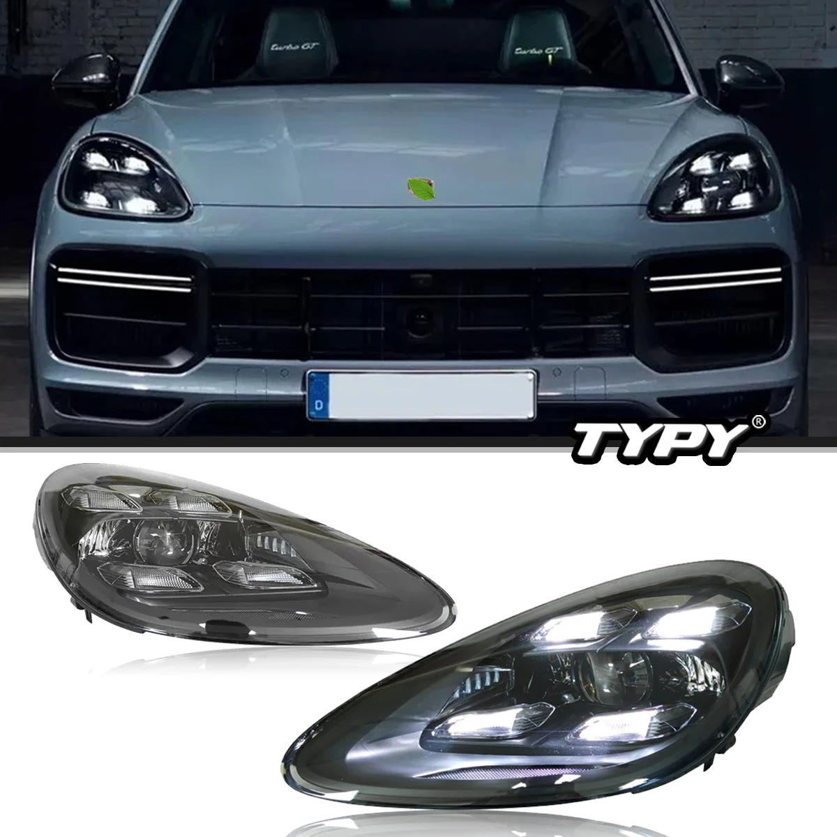 Fari Per Auto Fari A Led Per Porsche Cayenne 958.1 958.2 2011-2018 Aggiornamento 2020 Fari Laser A Matrice