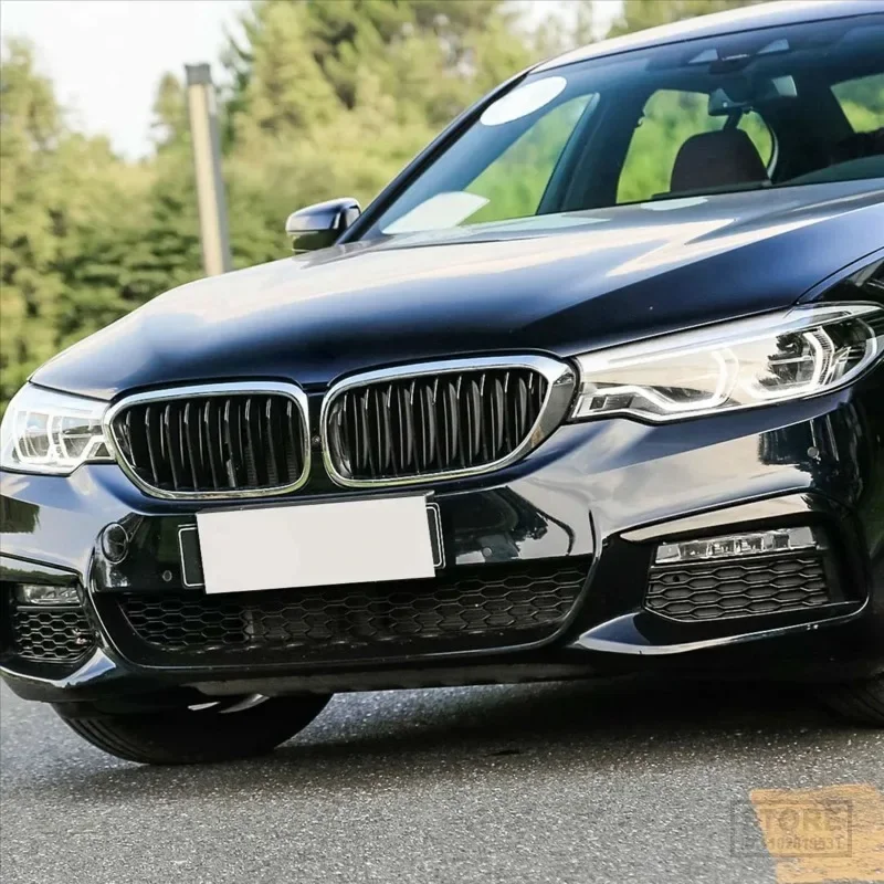 For BMW 5 Series G38 M Sport Black Car Fog Lamp Cover Trim Strips car fog lamp cover