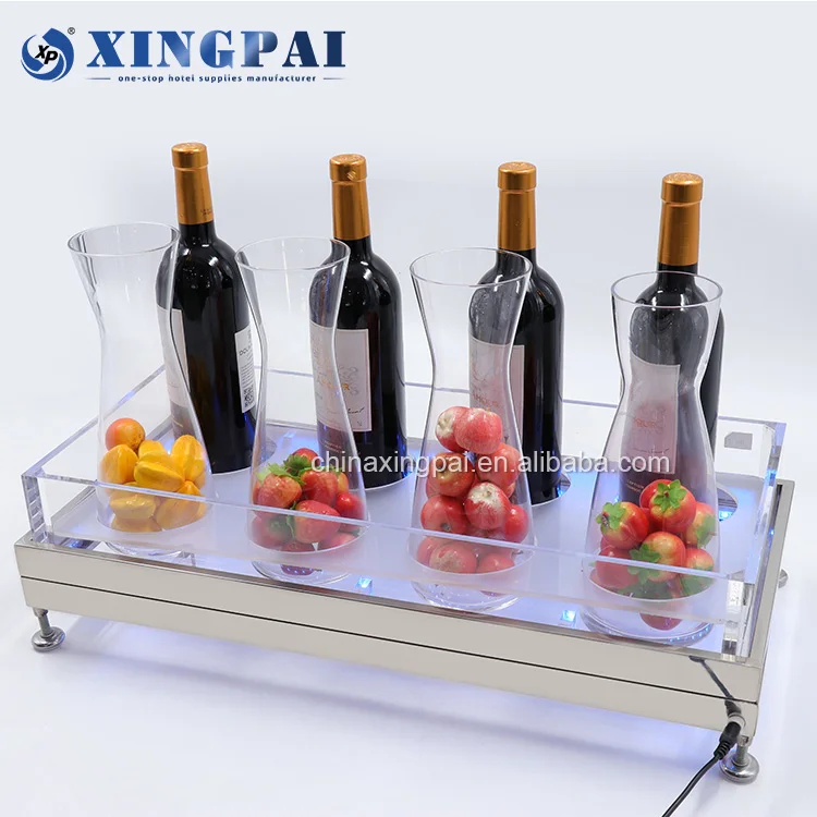 

XINGPAI high quality Led beer ice bucket display seafood buckets