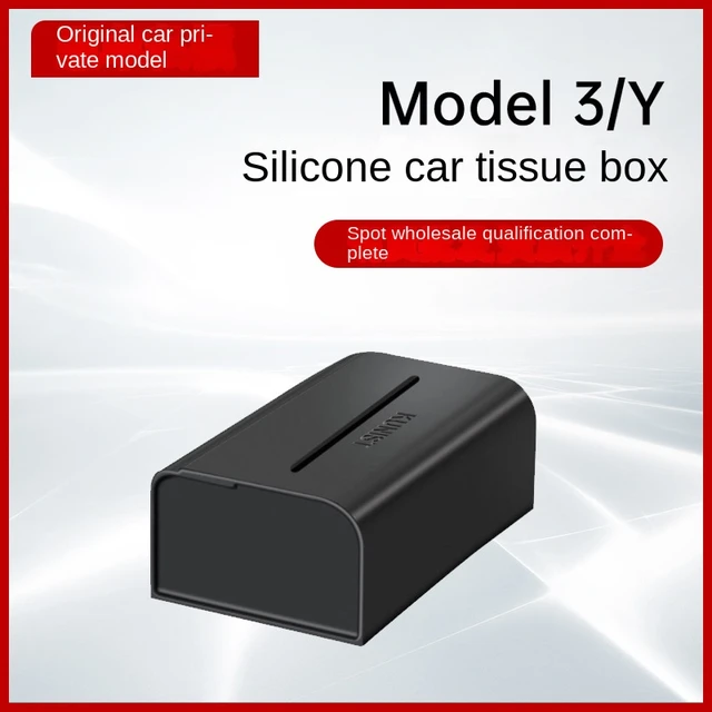 Car tissue holder For Tesla model 3 2019-2021 2022 2023/model y Navigate  screen hidden tissue box ETC/Hi-pass bracket holder - AliExpress