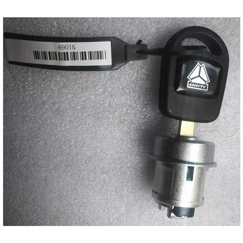 Ignition Lock Start Key For SINOTRUK HOWO T5G 340 Electric Lock Switch Truck Parts