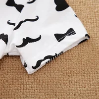 Baby Boys Outfit Infant Clothes Toddler Jumpsuit Costume Romper Onesie Summer 0-18 Months Print Clothes 100% Cotton Short Sleeve 5
