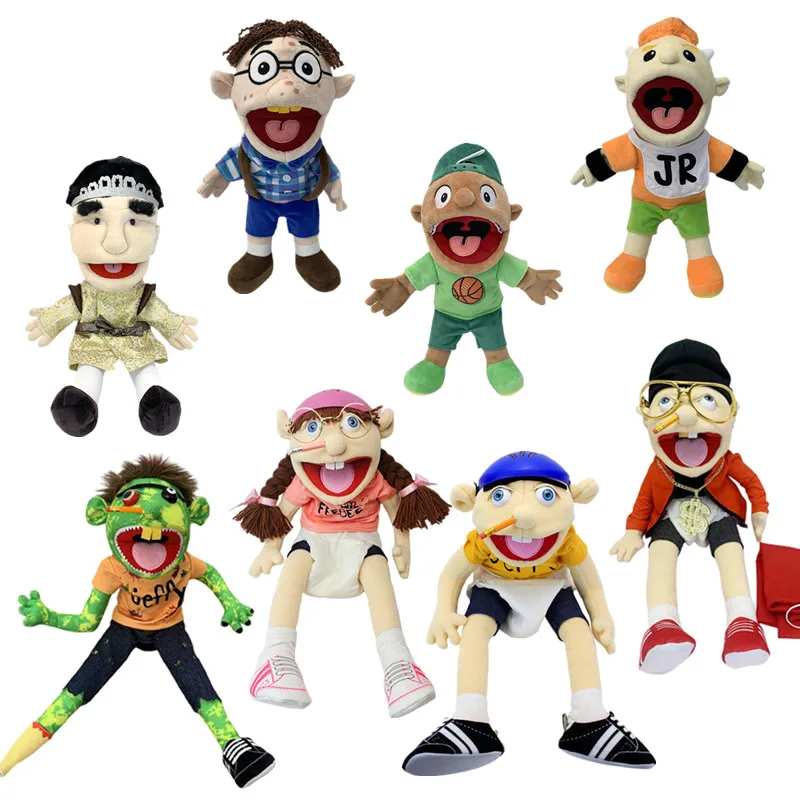 38cm New Cartoon Jeffy Puppet Plush Toy Soft Stuffed India