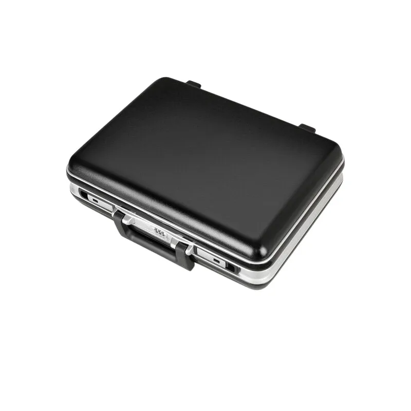 Aluminum Frame Hard Shell Business Laptop Briefcase - Anti-Theft Password Lock Portable Computer Bag for Travel