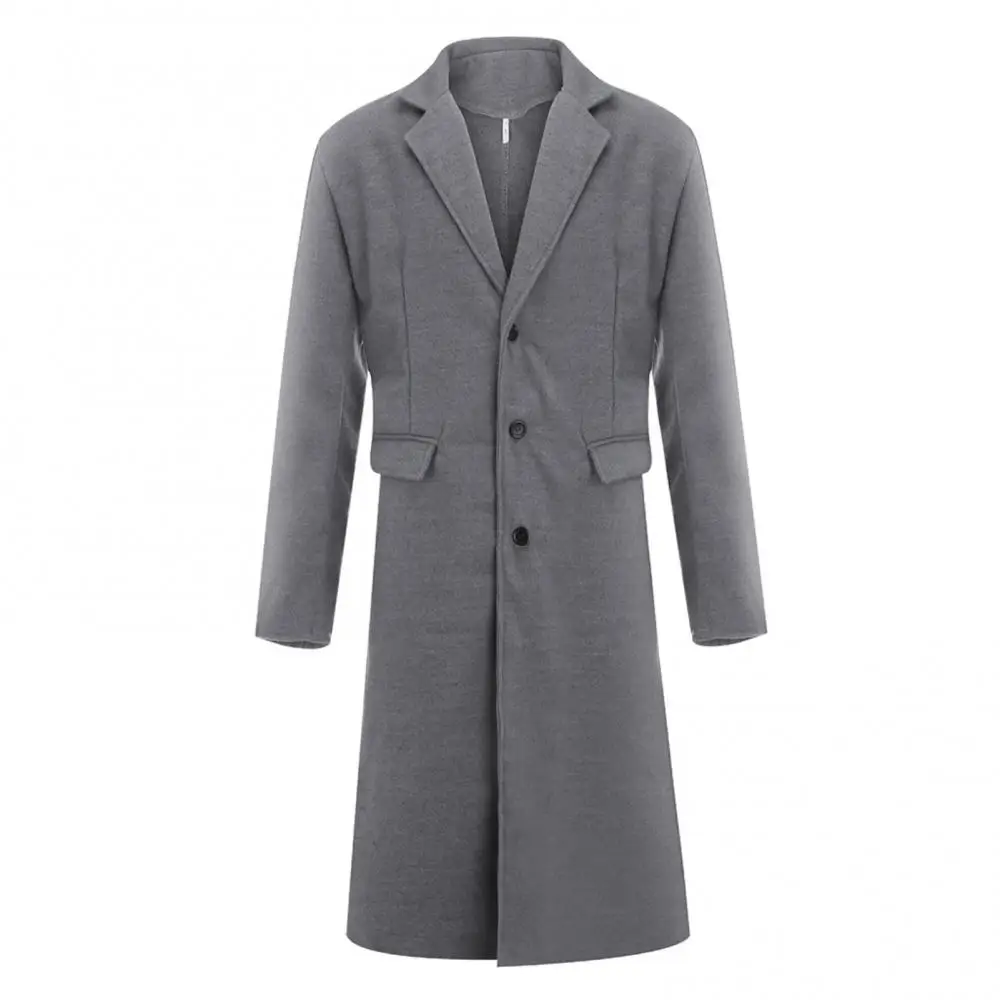 

Мужское шерстяное пальто, зимнее пальто, мужские шерстяные пальто с длинным рукавом и воротником-стойкой, шерстяное пальто средней длины, куртка, Мужское пальто