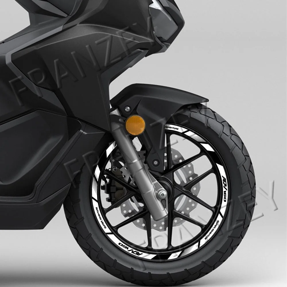 Фото Светоотражающие аксессуары для мотоциклов honda ADV160 adv 160, наклейка на колесо, наклейки на ступицу колеса, полосатая лента №3