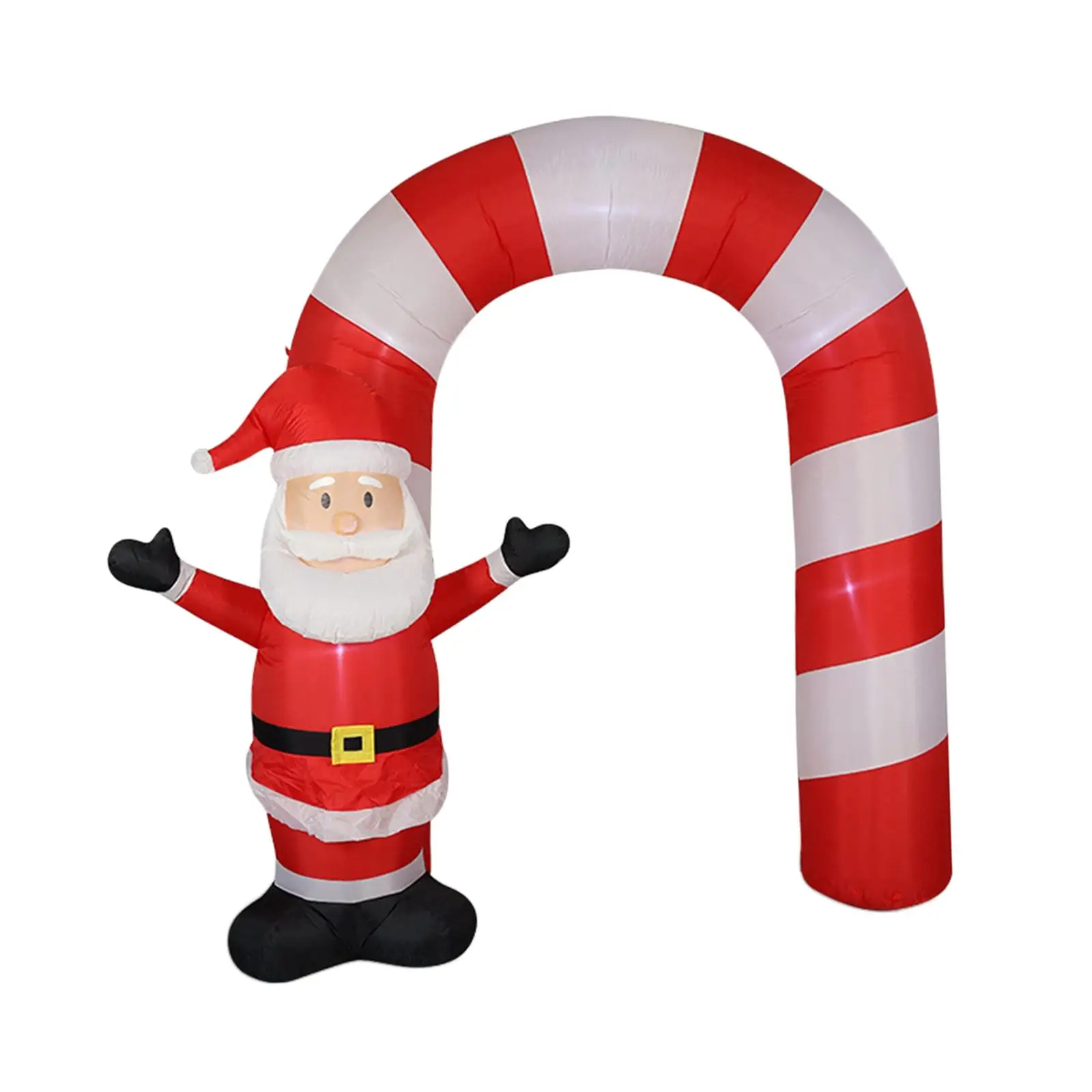 

Inflatable Santa Arch Built in Lights Decor for Christmas Outdoor Indoor