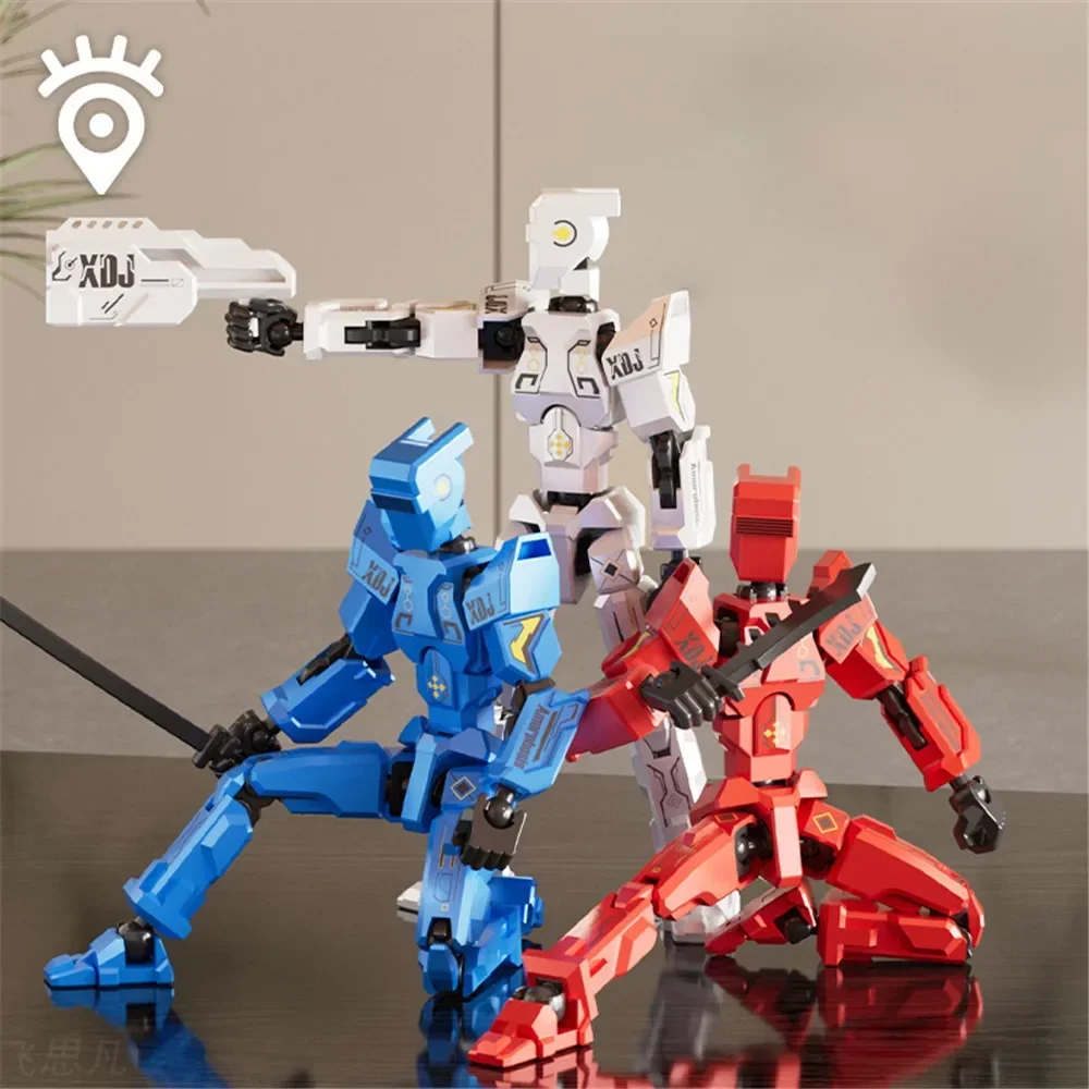 Mecha Titan 13 Action Figures T13 Figure Multi-Jointed Movable Lucky 13 Action Figure Nova Dummy anime figure toy,action figure toy,miniature figurines