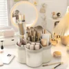 360-Degree Rotating Desktop Organizer Storage Box with 6 Compartments for Office Supplies Perfect for Cosmetics Stationery Tools 4