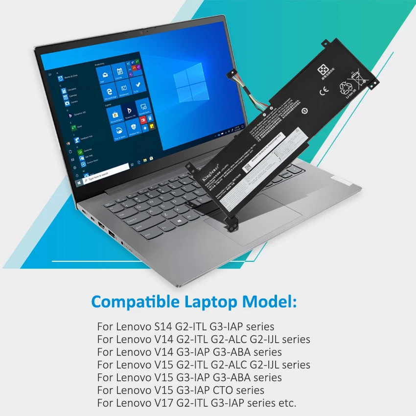 l20m3pf0 para lenovo ideapad 3-14alc6 gen 6 v14 v15 v17 g2 itl