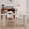 Mid Century Dining Table Desk Nordic Balcony Dining Table Makeup Modern Study Dining Table Modern Muebles Living Room Furniture 2