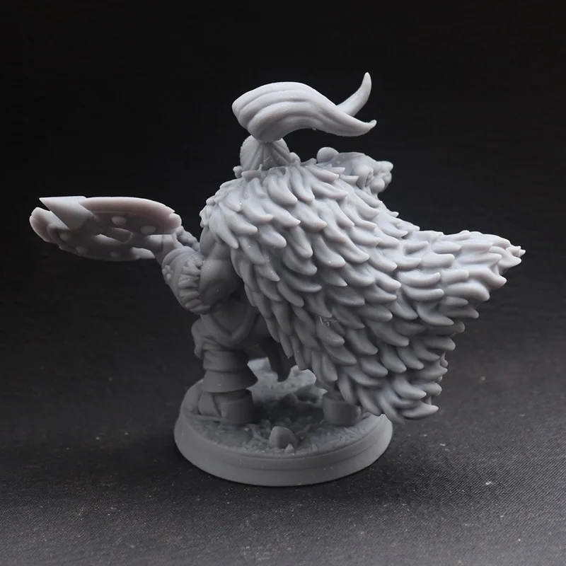 38mm 56mm Resin Model Dwarf Dwarves Warrior Prime Figure Unpainted RW-071
