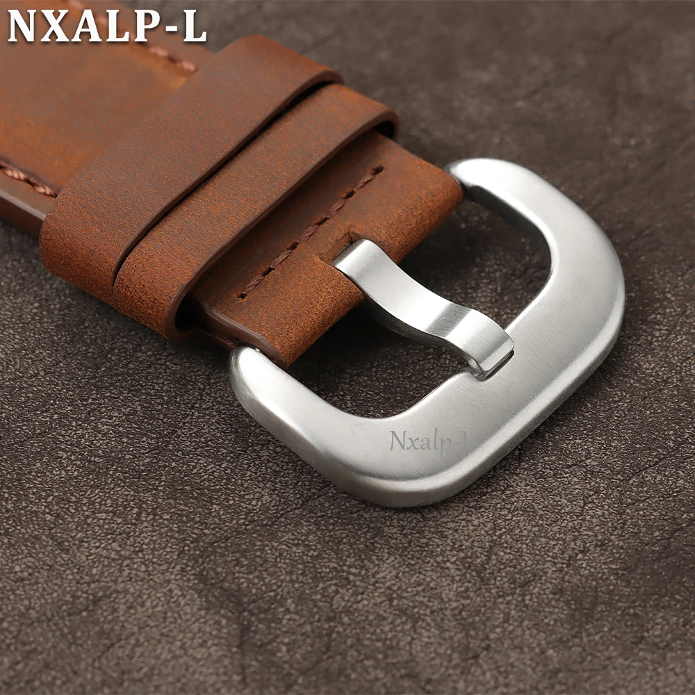 Premium Crazy Horse Leather Wristband - Matte Cowhide 28mm Men's Accessory