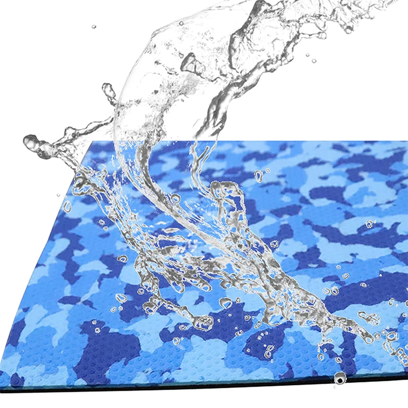 FOCEAN Camo EVA Foam Boat Decking Mat - 47.2" X 15.7" Self-Adhesive Marine Flooring For Boats, Kayaks, RVs