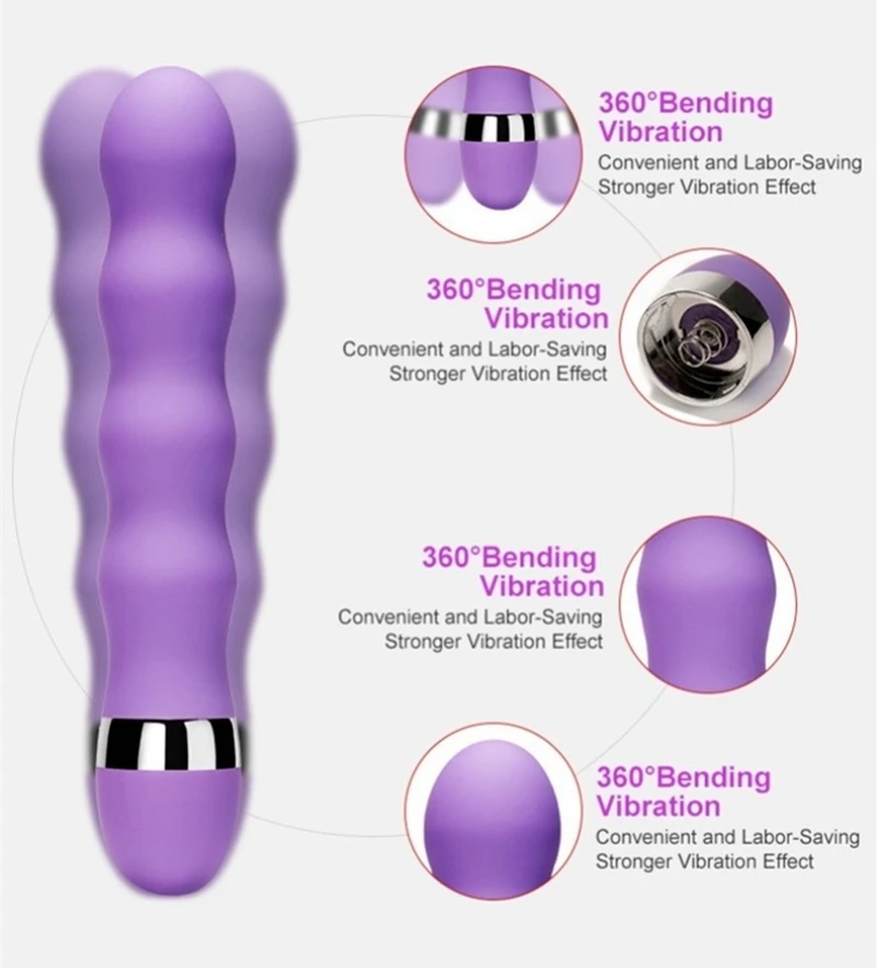 HESEKS G-Spot Vibrators Powerful AV Magic Wand Clitoris Stimulator Massager Butt Plug Sex Toys For Women Dildo_voghion.com