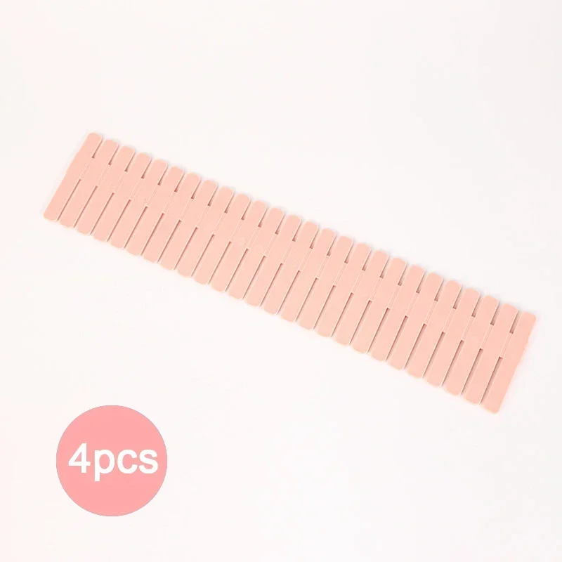 4 adet bölücü ayarlanabilir ev depolama dolabı kombinasyonu iç çamaşırı çorap çeşitli eşyalar Cajones Escritorio çekmece organizatör