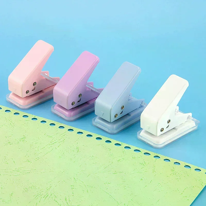 귀여운 휴대용 원형 펀치, 종이 커터, 사무실/학교 용품, 문구류