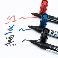 1-100Pcs Waterproof Oil-based Marker Pen Quick Dry Black Blue Red Ink Permanent for Metal Glass Stationery Art School Supply 5