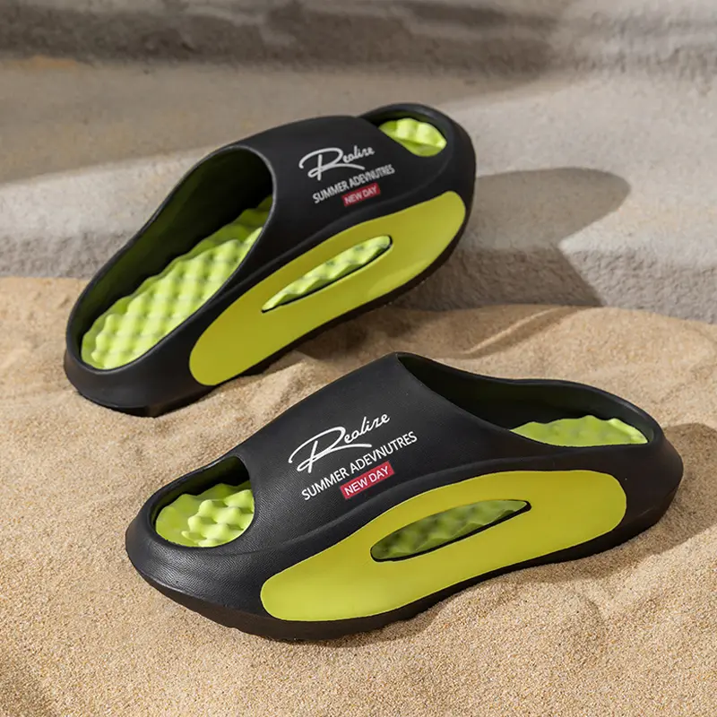 Summer Men's Massage Slippers Indoor Outdoor Sandals Beach Men Casual Shoes Soft Slides Flip-flops Men Women Home Slippers - Image 5