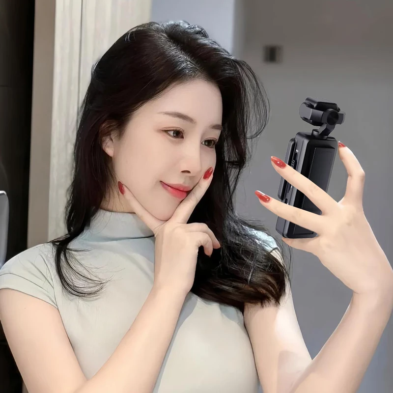 Caméra Action Cardan Portable Wi-Fi 360° - Noir