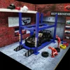 1/64 Model Car Repair 2 Levels Lifter Machine Garage Model Car Display Tools 6