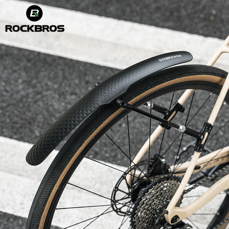 ROCKBROS Road Bicycle Fenders PP Soft Plastic Mudguard Strong Toughness 1