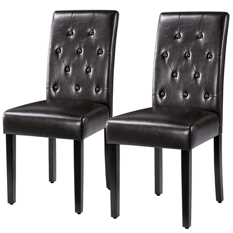 Alden upholstered solid online wood side chair