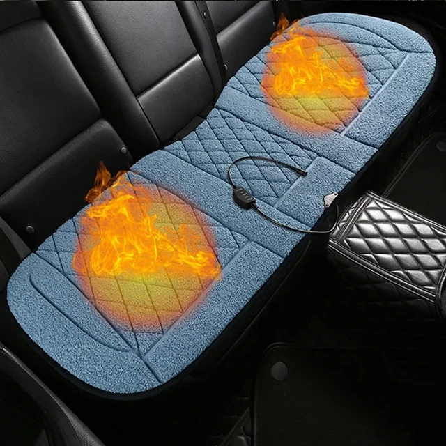 Coussin chauffant électrique pour siège de voiture, 12V, métropolitain,  housse chauffante, accessoires de voiture, hiver - AliExpress