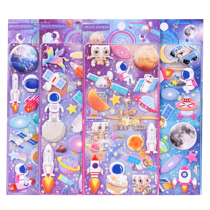 

1 шт., водонепроницаемые 3d-наклейки для детей