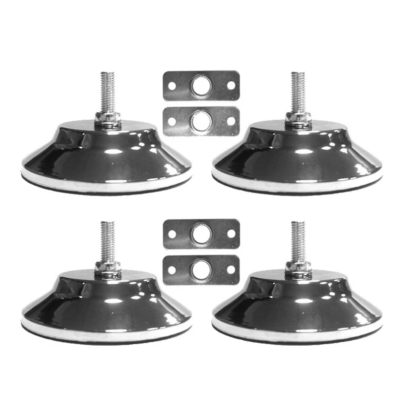 4 PCS Billiard/Pool Table Leg Levelers 5 Inch Metal Game Table Leg Levelers Heavy Duty Leveling Feets For Pool Billiard Accessories Pool Table Playset