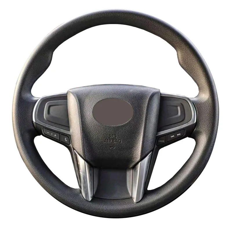 Für toyota hiace h300 2015-2018 hand nähen auto auto lenkrad abdeckung wildleder carbon faser leder kuh innen zubehör
