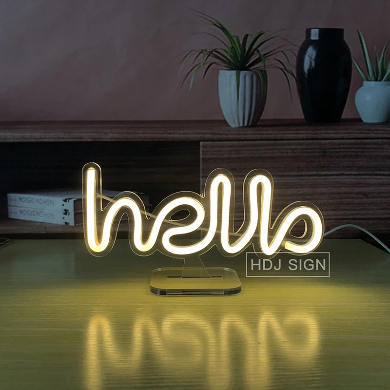 ZPL Smile Neon Sign Decor Led Light For Bar Party Bedroom Gamer Room Decoration Kawaii Room Decor Creative Lamp Night Lights 3d night light Night Lights