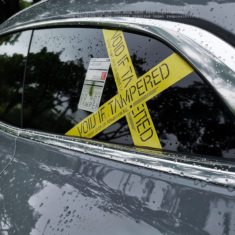 Creative Game Decorative Stiers Warning Injury Sensing Belt Pedal Car Decal Personalized Decoration Stier for Vehicles